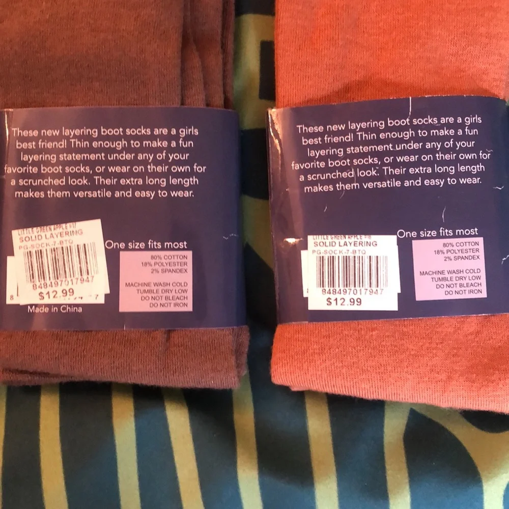 Two pairs layering boot socks - Picture 4 of 5